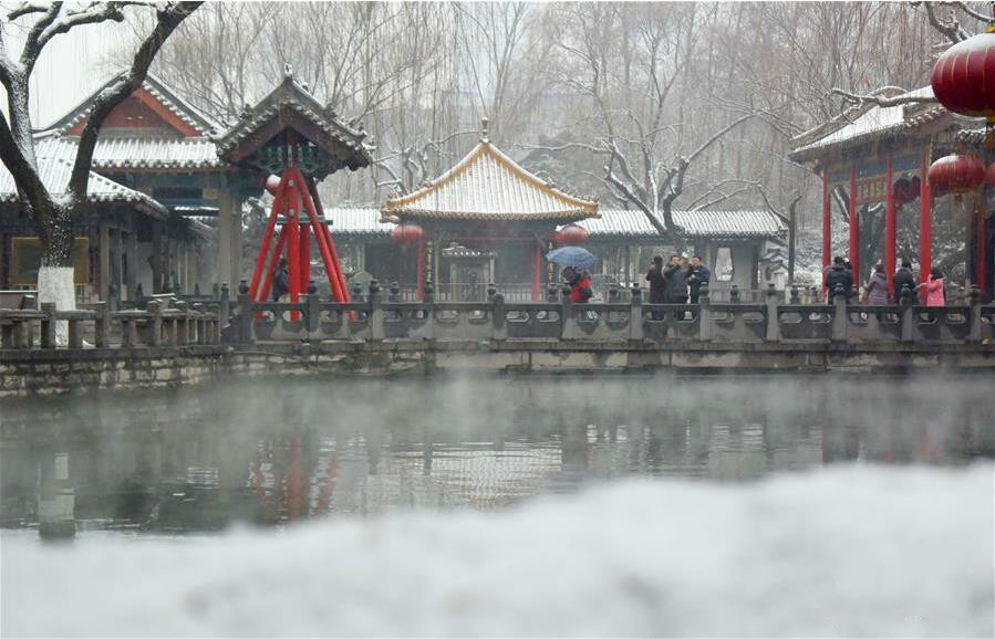 雪中觀(guān)泉城