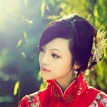 中式婚紗照新娘造型